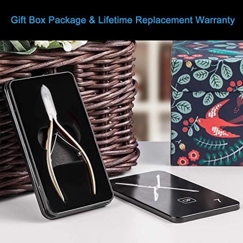 Cuticle Nippers 3/4 Cuticle Trimmer Clippers Stainless Steel Scissors Extreme...