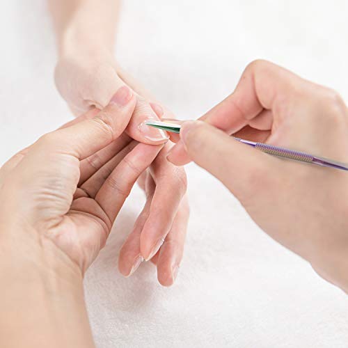Cuticle Pusher Acetone/Gel /Nail Polish Remover Stainless Steel Professional ...
