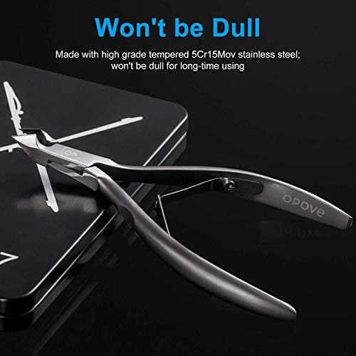 Cuticle Trimmer 3/4 Jaw Extremely Sharp Cuticle Nippers Scissors Stainless St...