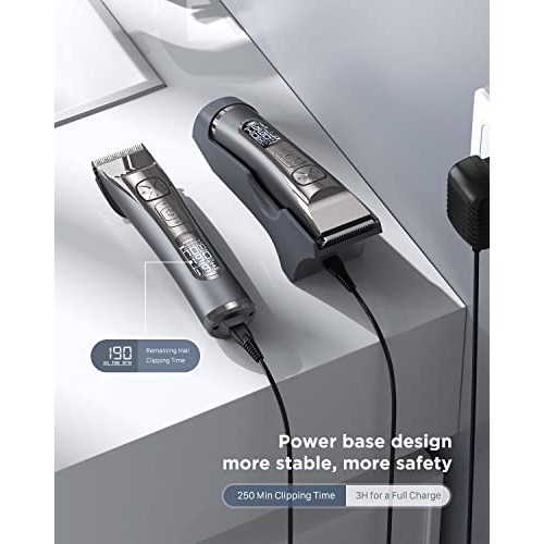 Hair Clippers for Men Professional Hair Cutting Machine with 250 Minutes Runt...