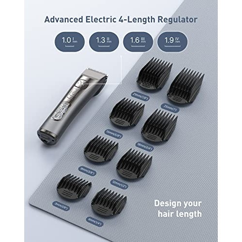 Hair Clippers for Men Professional Hair Cutting Machine with 250 Minutes Runt...