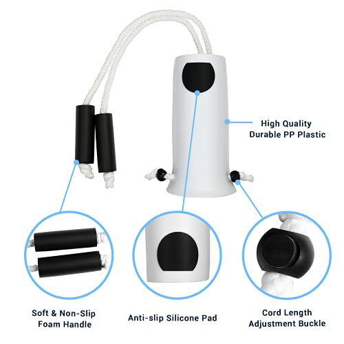 OPOVE Sock Aid Premium Socks Helper with Foam Handles and 31" Adjustable Cord...