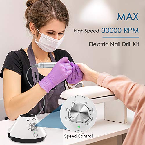 Electric Nail Drill for Acrylic Nails,30000 rpm Professional Nail Drill-Scarl...