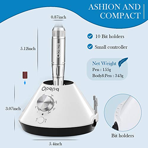 Electric Nail Drill for Acrylic Nails,30000 rpm Professional Nail Drill-Scarl...