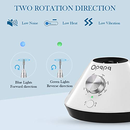 Electric Nail Drill for Acrylic Nails,30000 rpm Professional Nail Drill-Scarl...