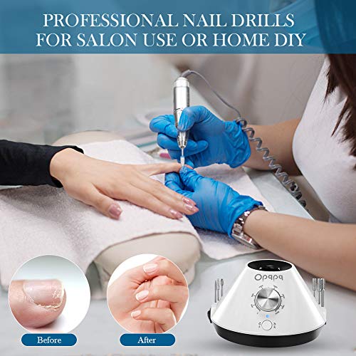 Electric Nail Drill for Acrylic Nails,30000 rpm Professional Nail Drill-Scarl...