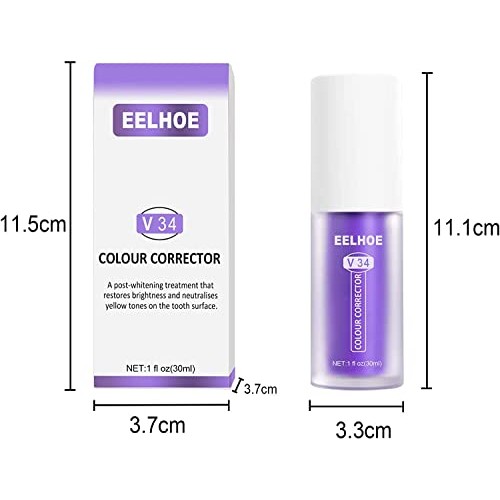 2pcs V34 Color Tooth Correction and Whitening Toothpaste, Suitable for Sensit...