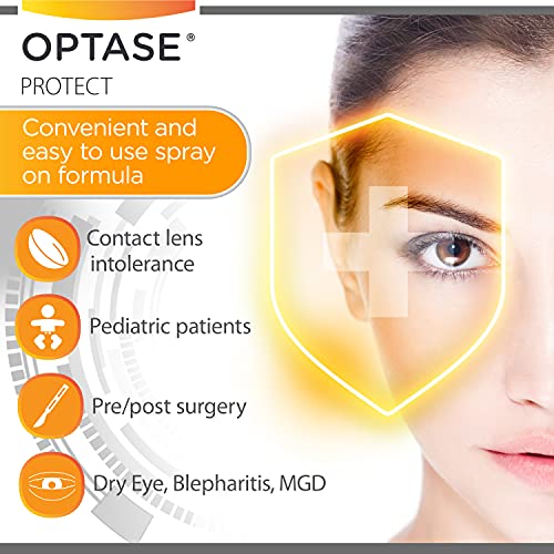 OPTASE Protect Eyelid Cleansing Spray - Hypochlorous Acid Spray for Daily Pro...
