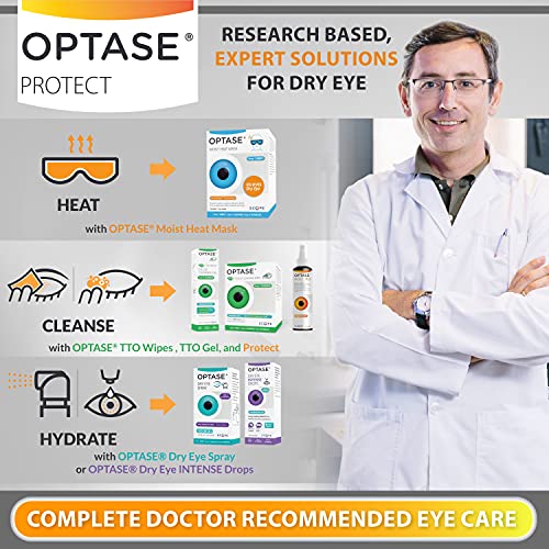 OPTASE Protect Eyelid Cleansing Spray - Hypochlorous Acid Spray for Daily Pro...