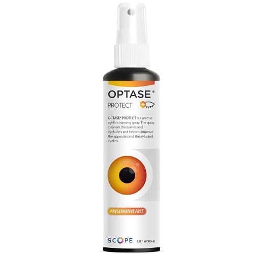 OPTASE Protect Eyelid Cleansing Spray - Hypochlorous Acid Spray for Daily Pro...