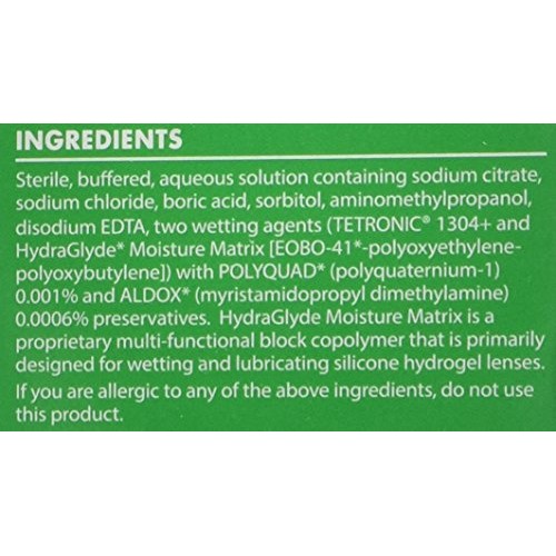 Opti-Free Puremoist Multi-Purpose Disinfecting Solution with Lens Case, (Pack...