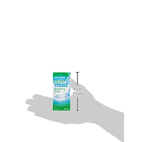 Opti-Free Puremoist Rewetting Drops, 12-mL