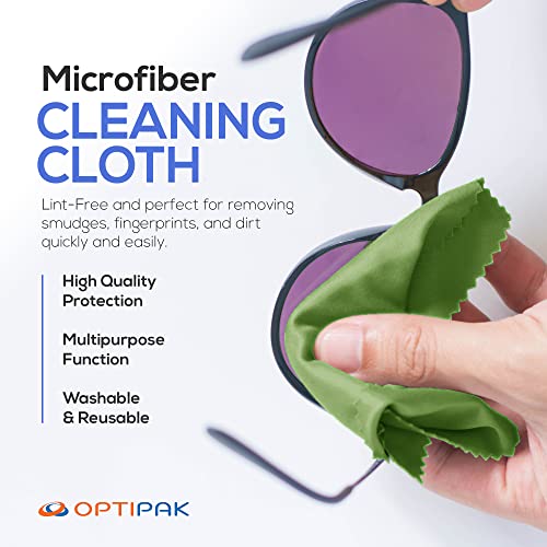 OPTIPAK Lens Cleaner Spray Kit – Eco Friendly Biodegradable Lens Cleaner with...