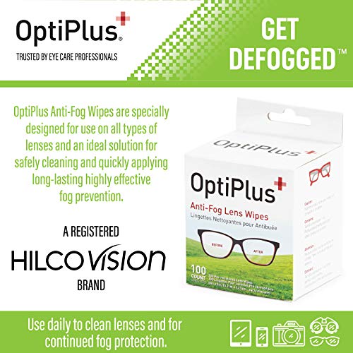 OptiPlus Anti Fog Lens Wipes