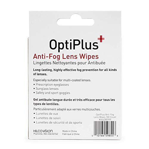 OptiPlus Anti Fog Lens Wipes