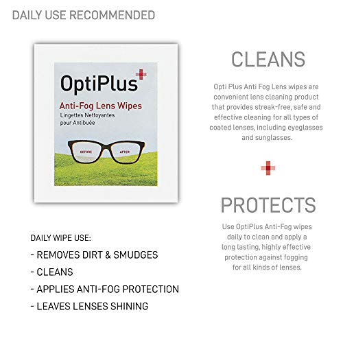 OptiPlus Anti Fog Lens Wipes