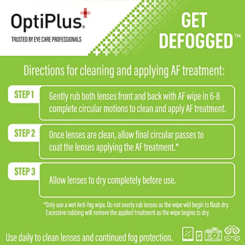 OptiPlus Anti Fog Lens Wipes