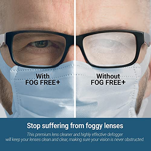 Fog Free Plus Anti-Fog Spray for Glasses - Lens Cleaner and Defogger - Effect...