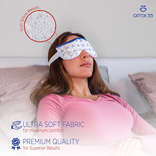 Eye Mask for Dry Eyes - Moist Heat Microwave Activated Warm Compress, Relieve...