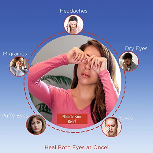 Eye Mask for Dry Eyes - Moist Heat Microwave Activated Warm Compress, Relieve...