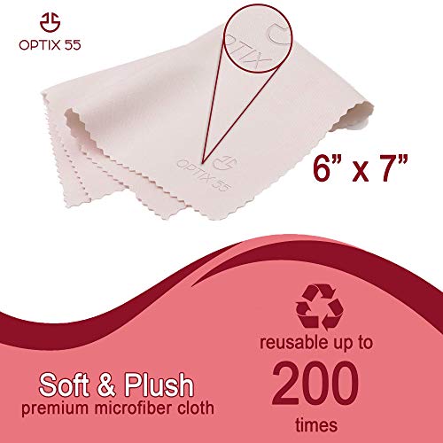 Fog Gone Anti Fog Wipe for Glasses, Reusable Anti Fogging Microfiber Cleaning...