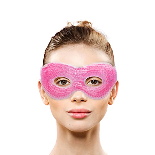 Gel Eye Mask with Eye Holes- Hot Cold Compress Pack Eye Therapy | Cooling Eye...
