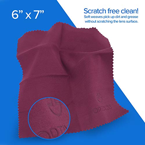 Gel Lens Cleaner Kit - (2) 2oz Eye Glasses Cleaner Gel Spray + (2) Microfiber...