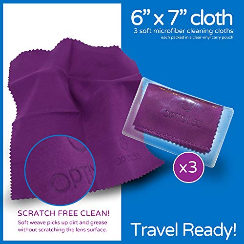 Lens Cleaner Spray Kit - Alcohol & Ammonia Free | (2) 8oz + (1) 2oz Eye Glass...