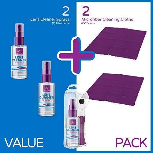 Lens Cleaner Spray Kit - Alcohol & Ammonia Free | Eye Glasses Cleaner Spray +...