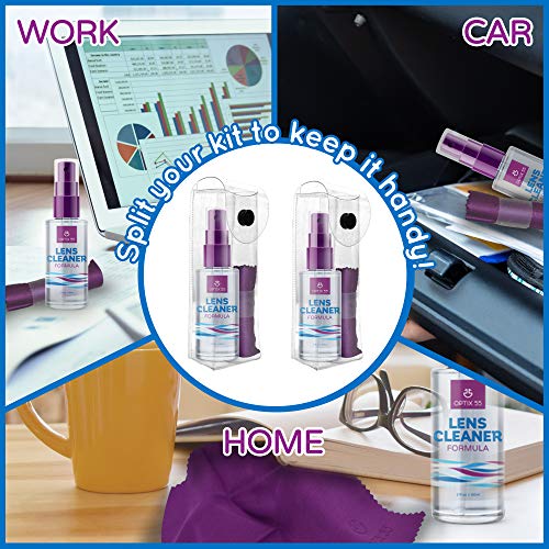 Lens Cleaner Spray Kit - Alcohol & Ammonia Free | Eye Glasses Cleaner Spray +...