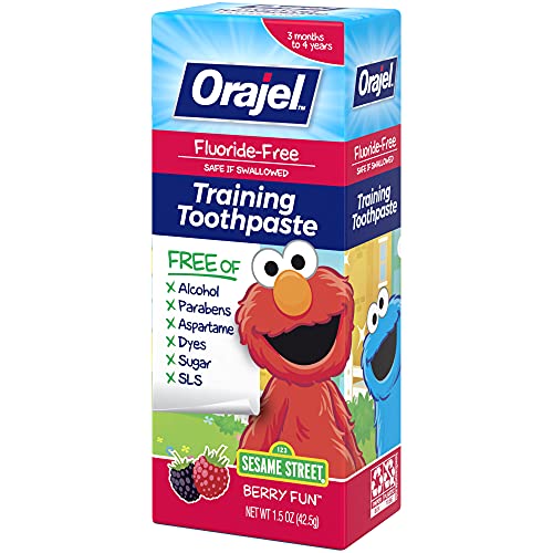 Orajel Elmo FluorideFree Training Toothpaste, Fun, One Tube: #1 Pediatrician ...