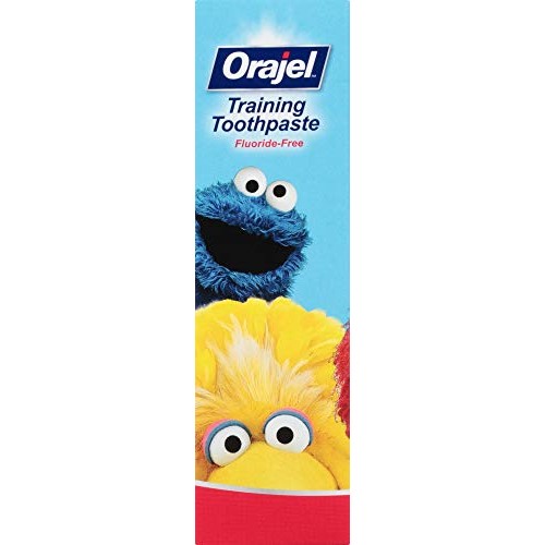 Orajel Elmo FluorideFree Training Toothpaste, Fun, One Tube: #1 Pediatrician ...