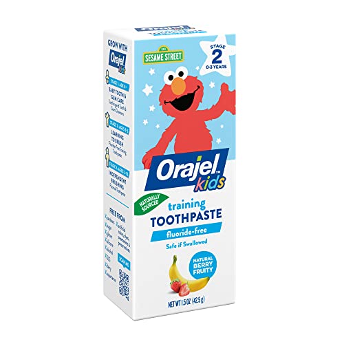 Orajel Elmo FluorideFree Training Toothpaste, Fun, One Tube: #1 Pediatrician ...