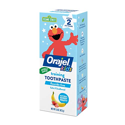 Orajel Elmo FluorideFree Training Toothpaste, Fun, One Tube: #1 Pediatrician ...