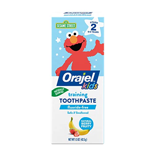 Orajel Elmo FluorideFree Training Toothpaste, Fun, One Tube: #1 Pediatrician ...