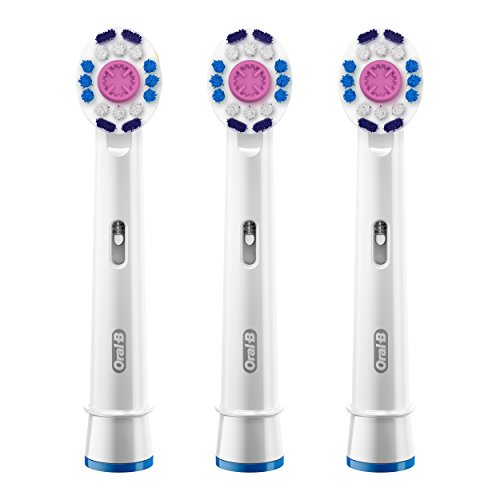 Oral-B 3D White Electric Toothbrush Replacement Brush Heads Refill, 3 Count