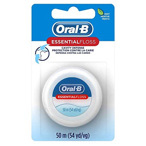 Oral-B 54 Yards Floss Essential Mint Wax (6 Pack)
