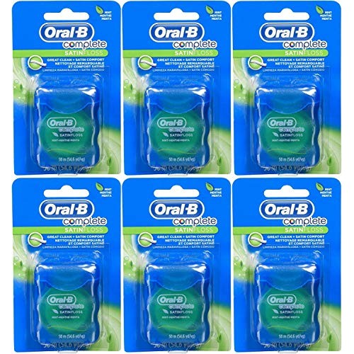 Oral-B 54 Yards Floss Satin Mint (6 Pieces)
