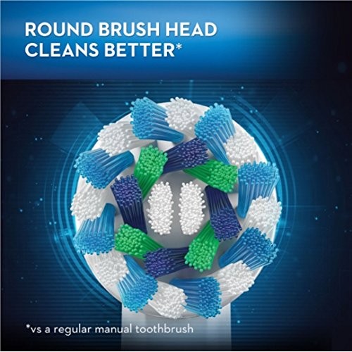 Oral-B 7500 Electric Toothbrush with Replacement Brush Heads and Travel Case,...