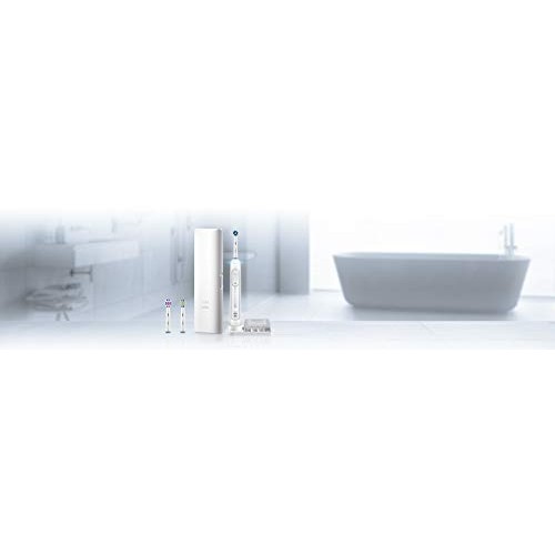 Oral-B 7500 Electric Toothbrush with Replacement Brush Heads and Travel Case,...