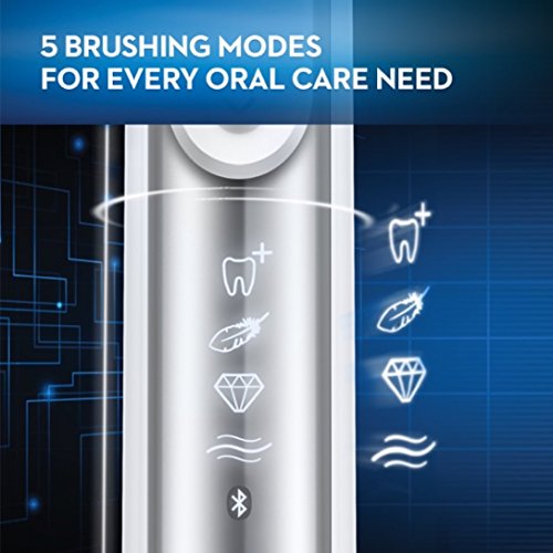 Oral-B 7500 Electric Toothbrush with Replacement Brush Heads and Travel Case,...
