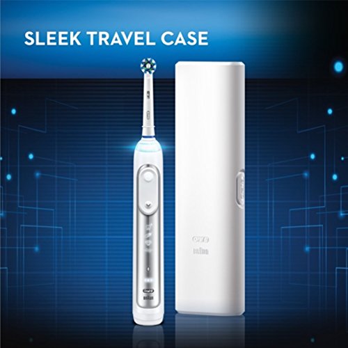 Oral-B 7500 Electric Toothbrush with Replacement Brush Heads and Travel Case,...