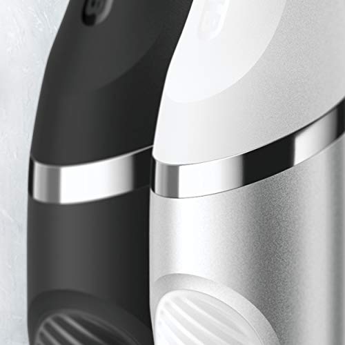 Oral-B Clic Manual Toothbrush, Chrome Black, with 1 Bonus Replacement Brush H...