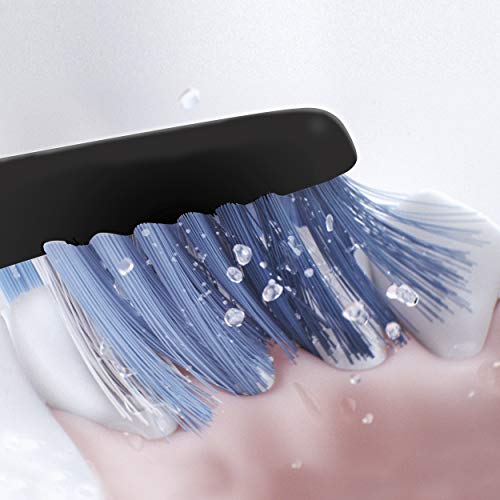 Oral-B Clic Manual Toothbrush, Chrome Black, with 1 Bonus Replacement Brush H...