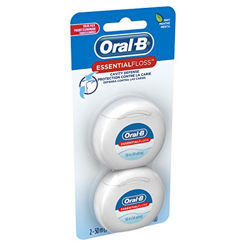 Oral-B EssentialFloss Cavity Defense Dental Floss, 50 M, Pack of 2