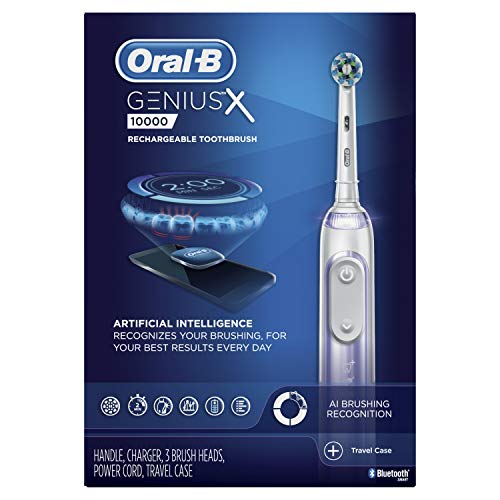 Oral-B GENIUS X Electric Toothbrush with 3 Oral-B Replacement Brush Heads and...