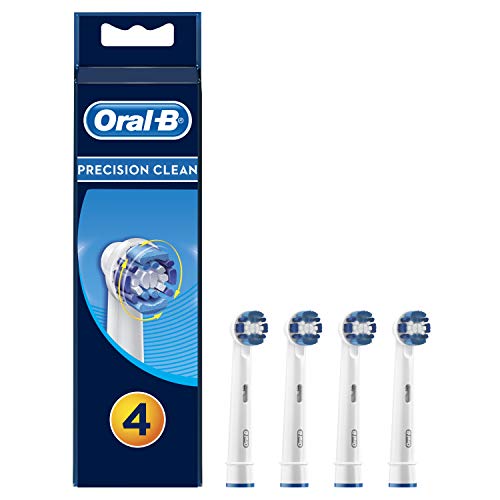 Oral-B Genuine Precision Clean Replacement White Toothbrush Heads, Refills fo...