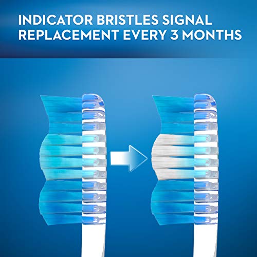 Oral-b Indicator Contour Clean Toothbrushes, Extra Value Pack, Medium, 4 Coun...