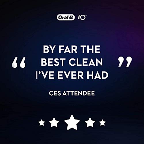 Oral-B iO Series 7 Electric Toothbrush with 1 Replacement Brush Head, Black Onyx