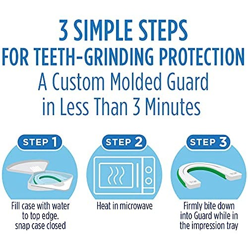 Oral-B Nighttime Dental Guard, Less Than 3-Minutes for Custom Teeth Grinding ...